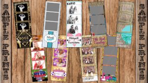 sample photo booth print designs