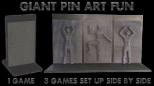 giant pin art game for rent in orlando florida