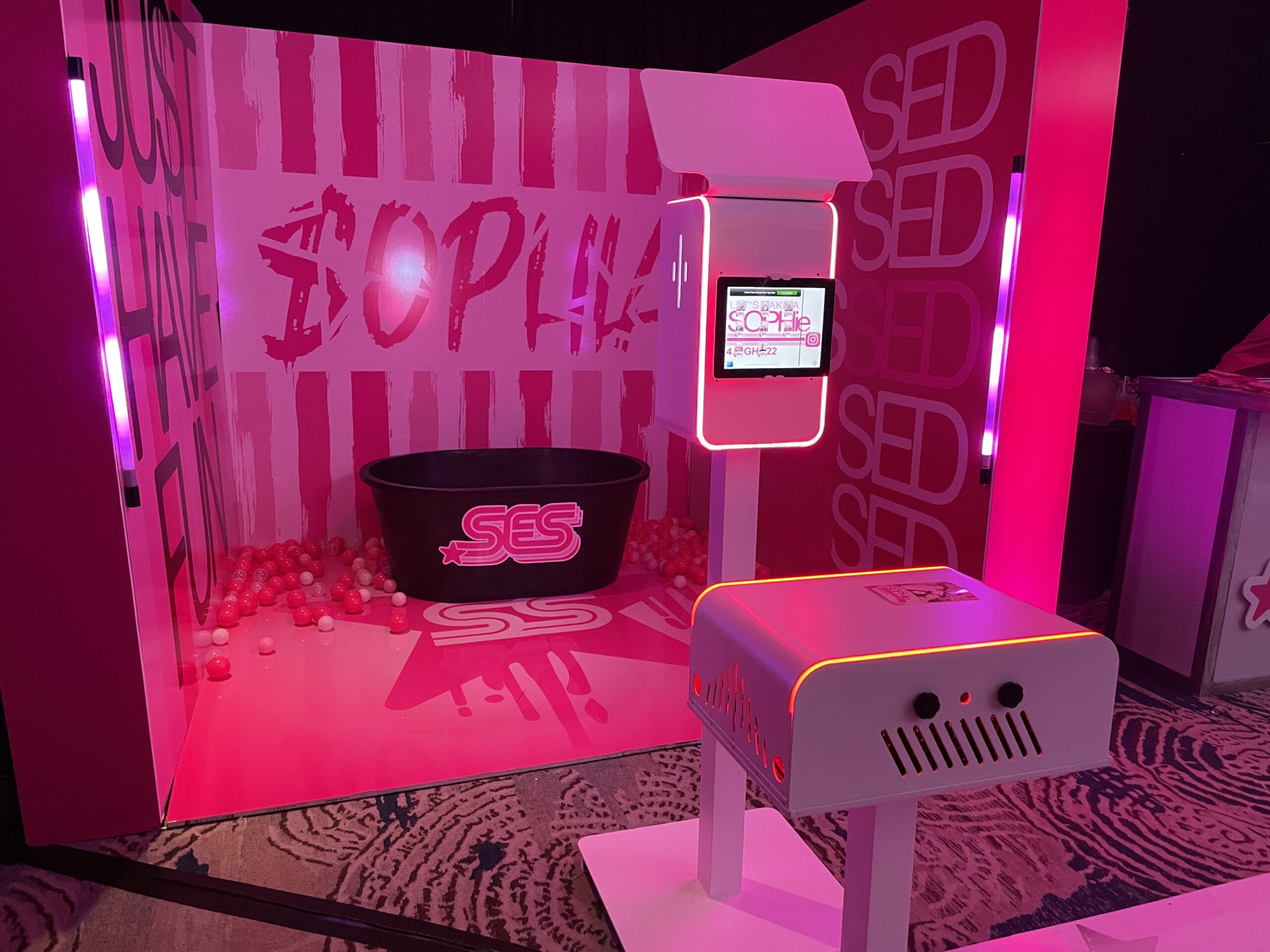 Branded Photo Booth Enclosure in Orlando, Florida