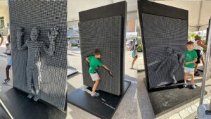 giant pin art game party rental in Orlando, Florida