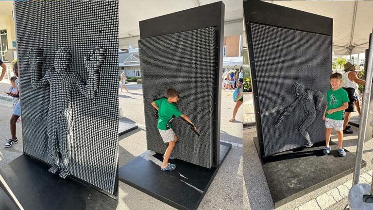 giant pin art game party rental in Orlando, Florida