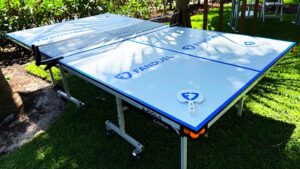 branded ping pong table and paddles for corporate party rental in Orlando, Florida