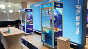 branded led claw machine for rent in orlando florida
