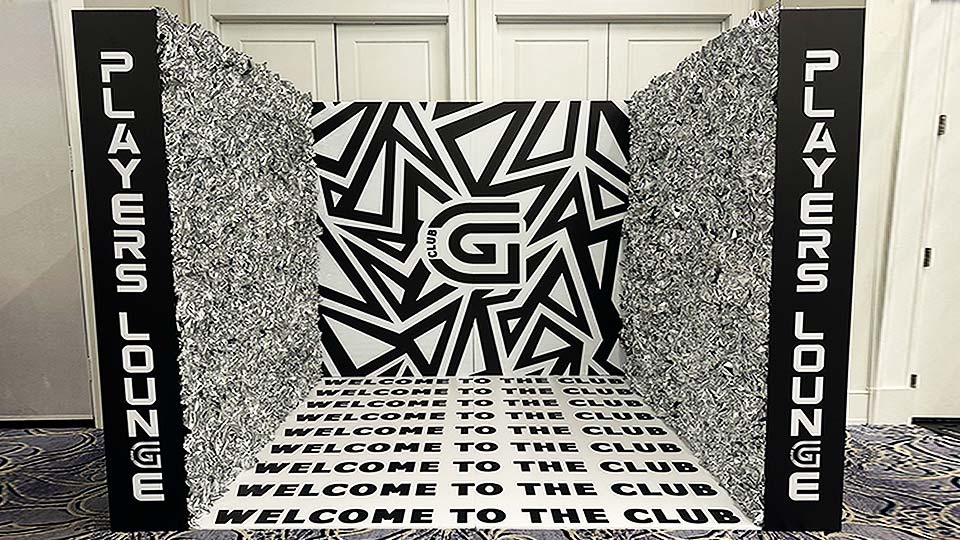 Black & White themed custom photo box enclosure in orlando florida